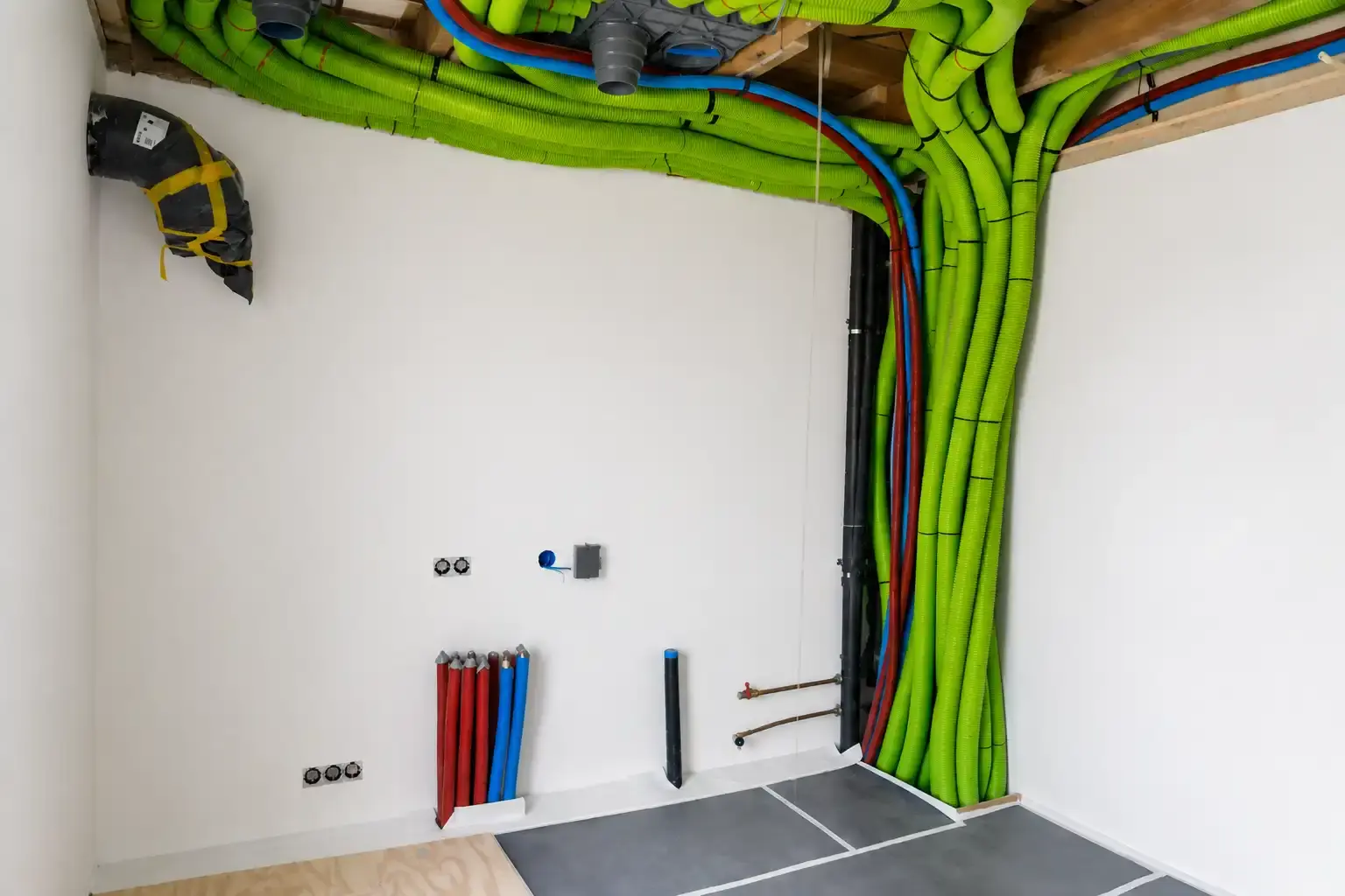 Renovatie passiefwoning installatiewerk Middelland Installatie Techniek